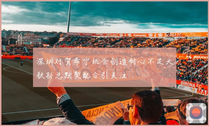 深圳对贺希宁机会创造耐心不足大秋孙总默契配合引关注